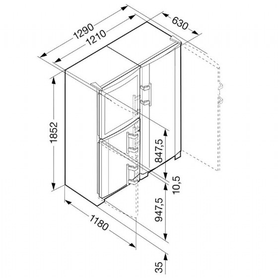 ���� ���� ��� ��� Liebherr SBSEF7343 �667 ����� �����